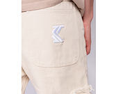 Hose Karl Kani - Og Fringed Baggy Cargo Pants - White