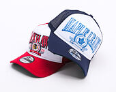 Kappn New Era - 9FORTY A-Frame NHL Distressed - Toronto Maple Leafs - Teamfarben