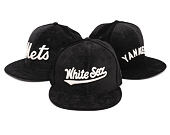 Kappe New Era - "MLB 59FIFTY Day - Velour" - Chicago White Sox - Black