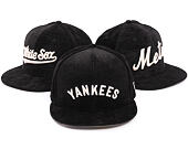 Kappe New Era - "MLB 59FIFTY Day - Velour" - NY Yankees Retro - Black
