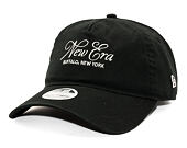 Damen Kappe New Era - A-Frame Cursive Script 9TWENTY A-Frame - Schwarz / Weiß