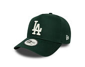 Kappe New Era - MLB League Essential 9FORTY A-Frame - LA Dodgers - Dark Green / Cream