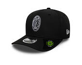Kappe New Era - Recycled 9SEVENTY Stretch-Snap - AC Milan - Black