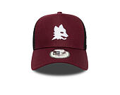 Kappe New Era - Seasonal 9FORTY Trucker - AS Roma - Burgundy