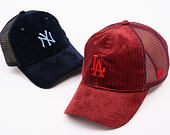 Kappe New Era - MLB Cord 9TWENTY - LA Dodgers - Burgundy