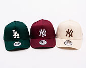 Kappe New Era - MLB League Essential 9FORTY A-Frame - LA Dodgers - Dark Green / Cream