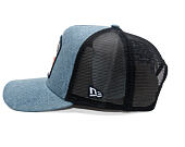 Kappe New Era - Western Rodeo Denim Patch 9FORTY Trucker - Himmelblau / Marine