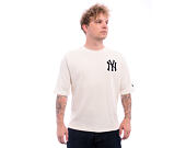 T-Shirt New Era - MLB Waffle Tee - NY Yankees - Off White