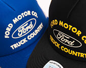 Kappe Brixton - Ford Built Tough Mp Trucker Hat - Burnt Rubber/Empire Yellow