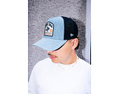 Kappe New Era - Western Rodeo Denim Patch 9FORTY Trucker - Himmelblau / Marine