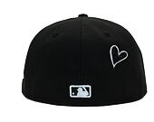 Kappe New Era - MLB Team Heart 59FIFTY - LA Dodgers - Black / White