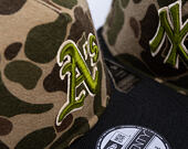 Kappe New Era "Three Looms × MLB Wool Duck Camo" 19TWENTY - Oakland Athletics