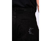 Hose Karl Kani - OG K Washed Straight Leg Jeans - Black