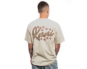 T-Shirt Karl Kani - Signature Star Print T-Shirt - Beige