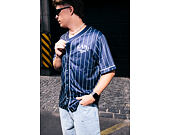 Trikot Karl Kani - Kani Pinstripe Baseball Jersey - Blue