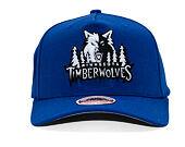 Kappe Mitchell & Ness - Coldwal Classic Red  - Minnesota Timberwolves - Royal Blue