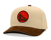 Kappe Mitchell & Ness - Tawny Pro Crown - Golden State Warriors - Sand/Brown