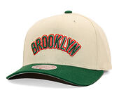Kappe Mitchell & Ness - Green Orange Pro Crown - Brooklyn Nets - Sand/Green