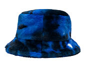 Kangol - Faux Fur Bucket - Blue Iridescent Clouds
