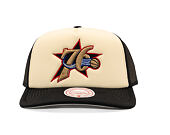 Kappe Mitchell & Ness - NBA Vintage Block Trucker HWC - Philadelphia 76Ers - Cream