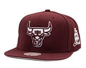 Kappe Mitchell & Ness - NBA Fashion Basic Snapback - Chicago Bulls - Dark Purple