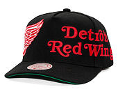 Kappe Mitchell & Ness - NHL Busted Pro - Detroit Red Wings - Black
