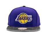 Kappe Mitchell & Ness - NBA Denim Patchwork - LA Lakers - Purple
