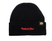 Mütze Mitchell & Ness - NHL Line Light Knit - Chicago Blackhawks - Black