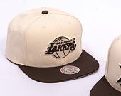 Kappe Mitchell & Ness - NBA Fashion Basic 2T Snapback - Los Angeles Lakers - Cream