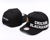 Kappe Mitchell & Ness - NHL Busted Pro - Chicago Blackhawks - Black