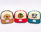 Kappe Mitchell & Ness - NHL Vintage Block Trucker - Anaheim Ducks - Cream