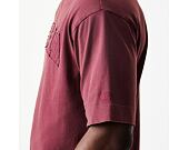 T-Shirt New Era - Branded Washed Oversized Tee - Burgundy