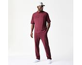 Hose New Era - Branded Washed Straight Sweatpants - Burgundy