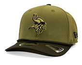 Kappe New Era - NFL25 "Salute to Service" - 9SEVENTY Stretch-Snap - Minnesota Vikings 