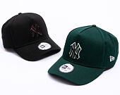 Kappe New Era - MLB Team Outline 9FORTY A-Frame - NY Yankees - Dark Green / Stone