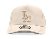 Kappe New Era - MLB Tonal Icon 9FORTY A-Frame - LA Dodgers - Stone