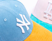 Kinder Kappe New Era - MLB Kids Cord 9FORTY - NY Yankees - Blue Foam / Yellow