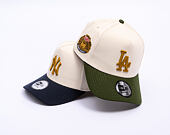 Kappe New Era - MLB WS Patch 9FORTY A-Frame - NY Yankees - Cream / Navy