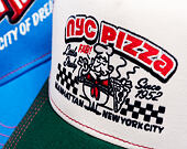 Kappe Stetson - Trucker Cap Pizza by JJ Hats - Green/Off-White