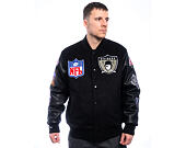 Jacke Mitchell & Ness - NFL Blackout Collection Varsity Jacket Oakland Raiders - Black
