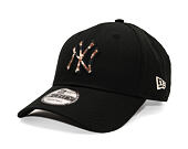 Kappe New Era - Animal Pack 9FORTY MLB Faux Pony Cow Print Infill - NY Yankees