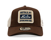 Kappe New Era - Branded Patch 9FORTY Trucker - Chestnut Brown
