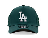 Kappe New Era - MLB Essential 9FORTY Trucker - LA Dodgers - Pine Green