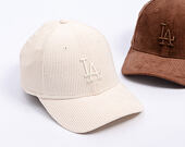 Damen Kappe New Era - MLB Pastel Cord 9FORTY M-CROWN - LA Dodgers - Cream