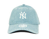 Damen Kappe New Era - MLB Denim Stitch 9TWENTY - NY Yankees - Pastel Blue