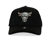 Kappe New Era - NBA Metallic 9FORTY A-Frame - Chicago Bulls - Black
