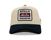 Kappe New Era - Branded Suede Patch 9FORTY A-Frame - Cream