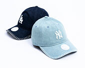 Damen Kappe New Era - MLB Denim Stitch 9TWENTY - NY Yankees - Pastel Blue