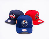 Kappe Mitchell & Ness - Edmonton Oilers - Double Clutch Pro Snapback - Navy