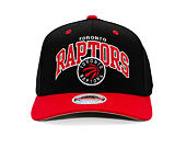 Kappe Mitchell & Ness - NBA Team Arch Snapback - Toronto Raptors - Black / Red